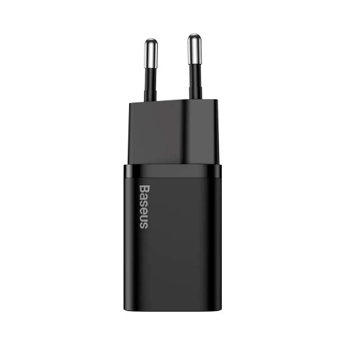 Baseus Super Si quick charger IC 30W EU black, cетевое зарядное устройство