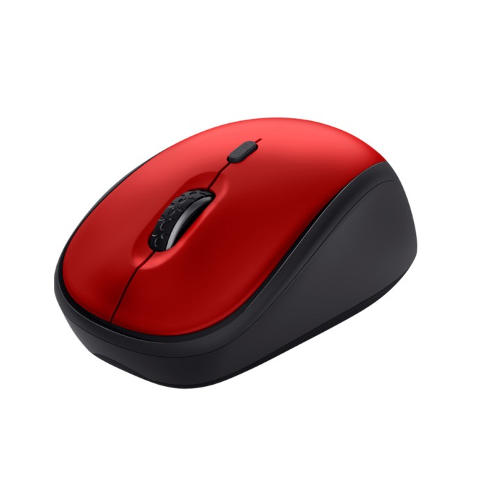 Trust Mouse Yvi+ Silent WL Eco Red, беспроводная мышь
