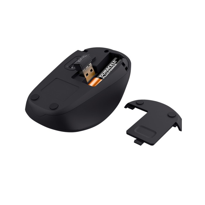 Trust Mouse Yvi+ Silent WL Eco Red, беспроводная мышь