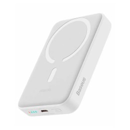 Baseus Magnetic Mini Air C+Qi White, внешний аккумулятор