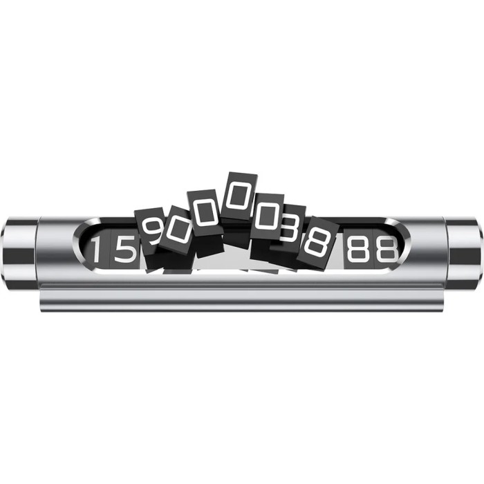 Baseus All Metal Temporary (ACNUM-C0S) dual-number, парковочная визитка