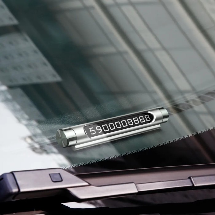 Baseus All Metal Temporary (ACNUM-C0S) dual-number, парковочная визитка